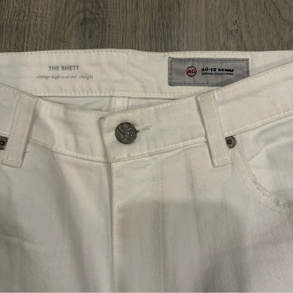 AG ADRIANO GOLDSCHMIED The Rhett Vintage High Waisted Straight Jeans Size 32 - Picture 5 of 8